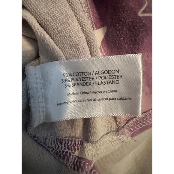 Wildfox purple tie dye star sweatshirt size large - Picture 3 of 11